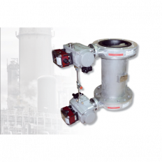 For discharging and dosing of bulk materials from silos, storage bins, sifters, filters, cyclones, etc