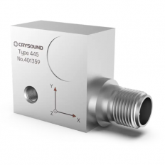 CRY445 Accelerometer, Triaxial, 100mv/g, ±80g pk, 1Hz to 4kHz