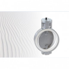 Butterfly Valve basic element with free shaft for mounting between flanges as per DIN EN or ANSI.