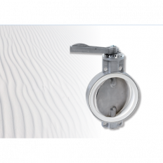 Butterfly Valve with ratched hand lever