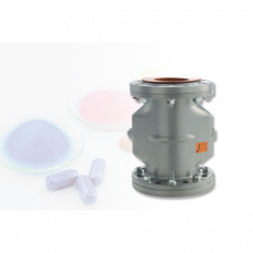 Pinch Valve with pneumatic sealing and flange connection