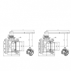 PS4 3-Piece Ball Valve - Threaded Ends