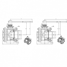 PS4 3-Piece Ball Valve - Butt Weld Ends