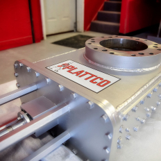 Van Cổng Trượt Plattco HP-Series: Giải Pháp Làm Kín Tuyệt Đối Cho Hệ Thống Vận Chuyển Khí Động Áp Lực Cao