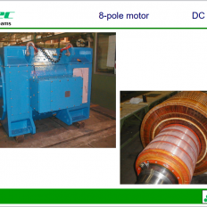 Động Cơ DC Nidec Ansaldo DH710 – DH900 (8 Poles): "Gã Khổng Lồ" Megawatt Cho Công Nghiệp Hạng Nặng