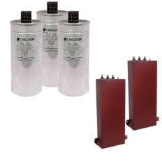 Capacitors and reactances, LV