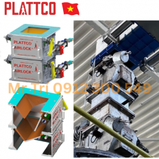 	Double Gate Valve Plattco - van chịu nhiệt cao cho công nghiệp Nhiệt phân