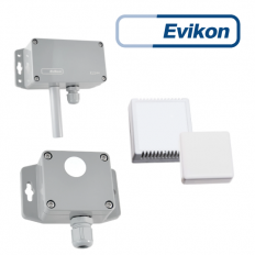 E2244-DM-24VDC Bộ truyền động đo độ ẩm và nhiệt độ, Evikon Viet Nam
