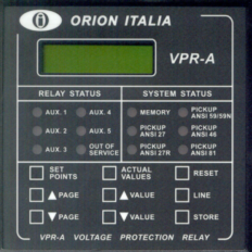 VPR-A1, VPR-A1 Orion Italia, Rơ le bảo vệ quá nhiệt VPR-A1, Đại lý Orion Italia Việt Nam