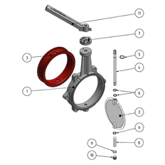 butterfly valve | DKZ 105