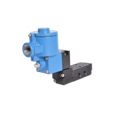 E15 - 1/8", BSP/NPT, Remote Mount, 5/2, Internal or External Pilot, Single or Dual Solenoid