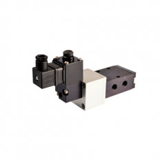 E238L0 - 1/4", BSP/NPT, Remote Mount, 3/2, Low Pressure, External Pilot, Single Solenoid