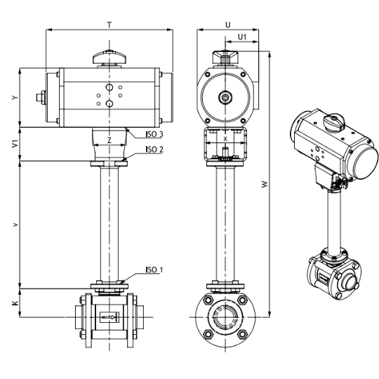 Van Bi Cryogenic Meca-Inox PY4 CY DN08-50 Việt Nam | LTD Automation