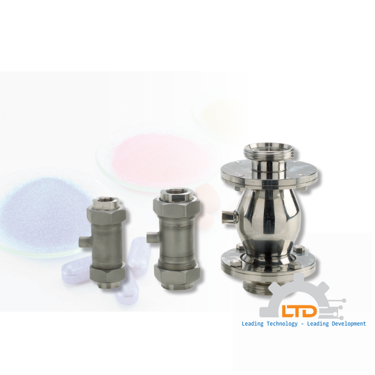 Pinch Valve with pneumatic sealing and threaded connection