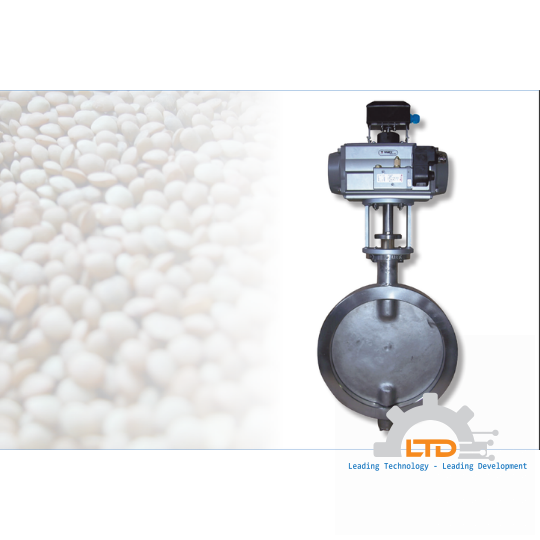 Butterfly Valve, metallic seated, wafer design – shut off and control valve for the high temperature range