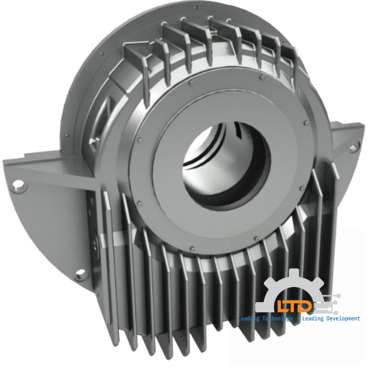 Type EM – finned middle flange bearing