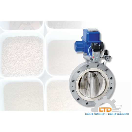 Special Valve to prevent formation of bridges with continuous support and shut-off of bulk and granules