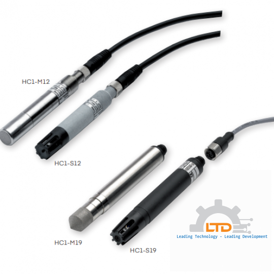 Giải Pháp Đo Lường Nhiệt Độ & Độ Ẩm Độc Lập: Cảm Biến HC1 Series (Stand Alone Probes): Model HC1-S12, HC1-M12, HC1-S19, HC1-M19 Rotronics