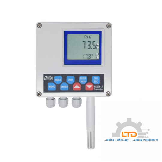 HD2001.2TV1, Relative humidity, temperature, barometric pressure and air speed active indicator. RS232C, RS485 and open collector output., Senseca vietnam