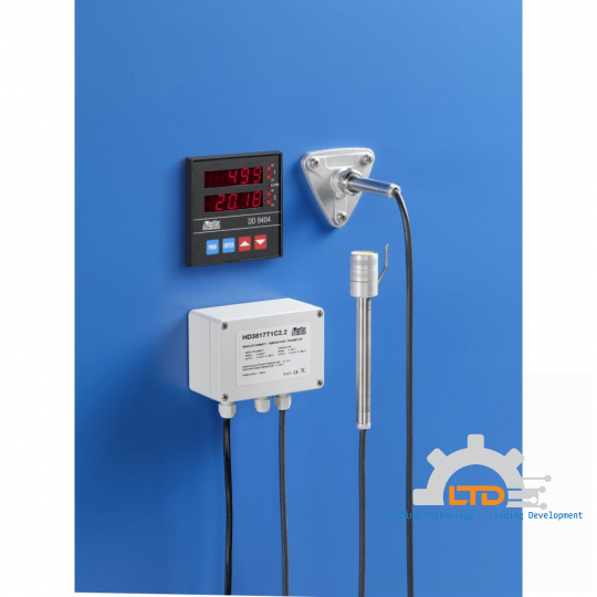 HD3817T120, Dual transmitter for absolute humidity and temperature with 4÷20 mA output. Power supply 24 Vac, Senseca vietnam