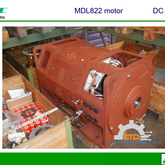 Động Cơ DC Nidec Ansaldo MDL 822: "Siêu Chiến Binh" Lõi Lá Thép Cho Ngành Thép Hạng Nặng