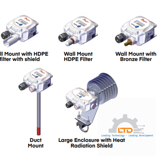 Cảm Biến Nhiệt Độ & Độ Ẩm Kỹ Thuật Số Dwyer RHPX Series: Model RHPX-W, RHPX-D ,RHPX-W-LCD, RHPX-D-LCD