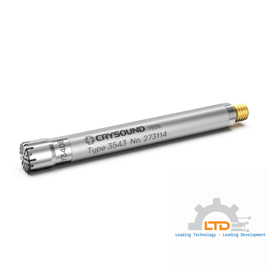 CRY3408-S01 Pressure-field Prepolarized High-level Microphone Set, 1/4", 0.14mV/Pa