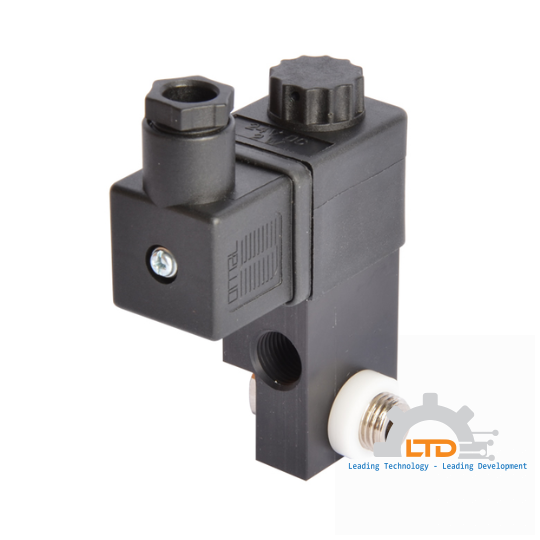 E13AXB - 1/4", BSP, Banjo Mount, 3/2, 1/4" BSP Mains Air Connection, M5 Exhaust