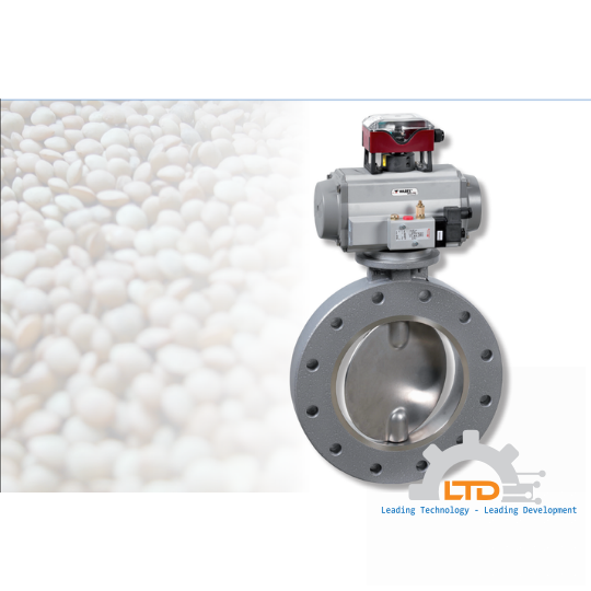 Butterfly Valve, metallic seated, full flange design – for use in the control range up to 280°C