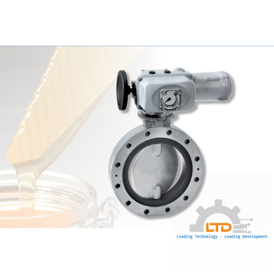 Butterfly Valve with electric actuator.