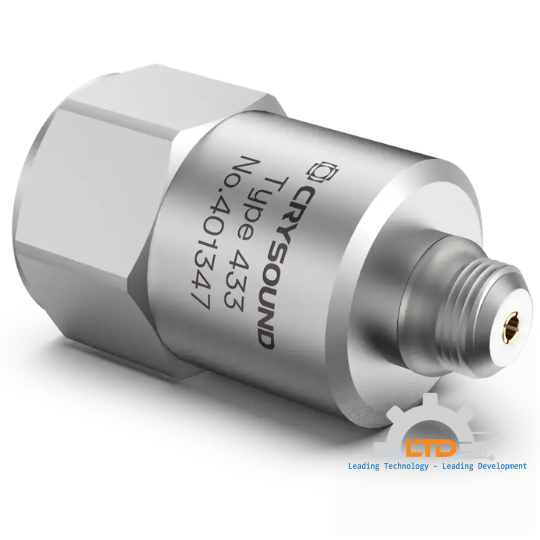 CRY433 Accelerometer, 1 Axis, 100mv/g, ±50g pk, 0.5Hz to 8kHz