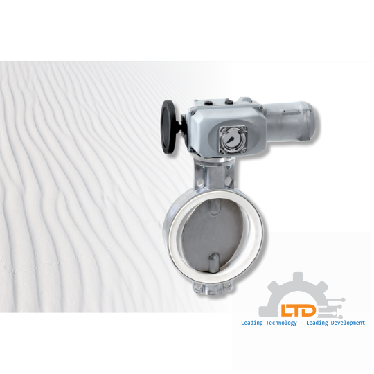 Butterfly Valve with electric actuator.