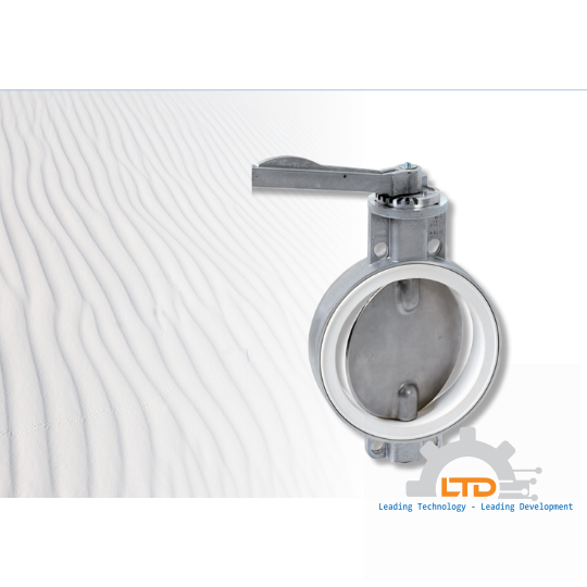 Butterfly Valve with ratched hand lever