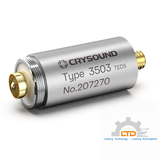 CRY3503 1/2" Preamplifier, IEPE, Microdot Connector, Very Short