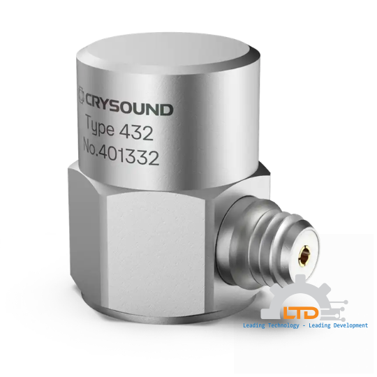 CRY432 Accelerometer, 1 Axis, 5mv/g, ±1000g pk, 1Hz to 12kHz