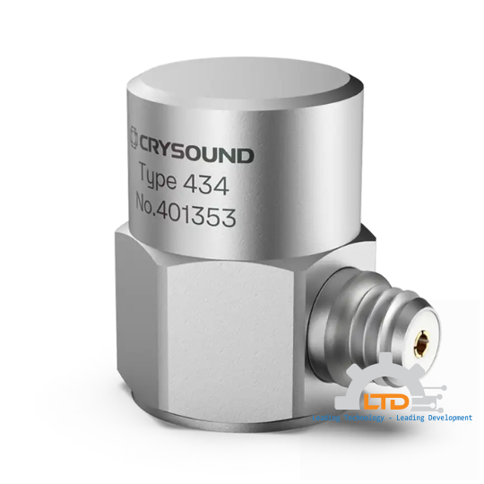 CRY434 Accelerometer, 1 Axis, 100mv/g, ±50g pk, 0.5Hz to 8kHz