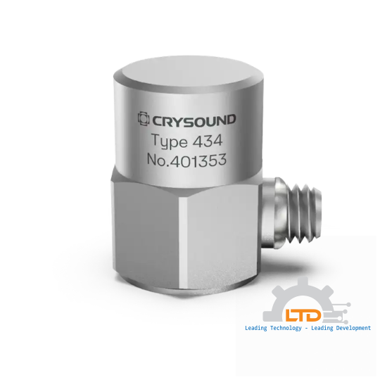 CRY434 Accelerometer, 1 Axis, 100mv/g, ±50g pk, 0.5Hz to 8kHz