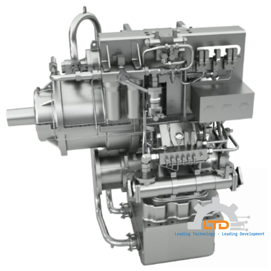 T²RECS gear unit for single engine ships