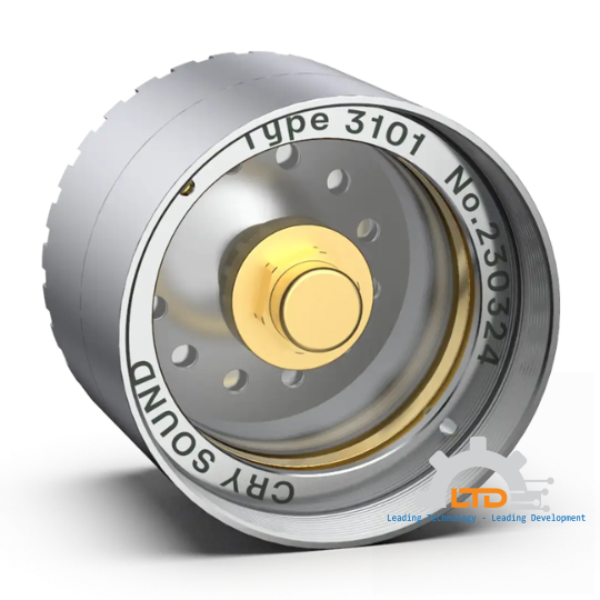 CRY3101 Free-field Microphone, 1", Prepolarized, 50mV/Pa