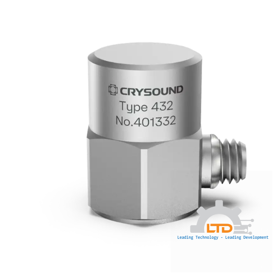 CRY432 Accelerometer, 1 Axis, 5mv/g, ±1000g pk, 1Hz to 12kHz