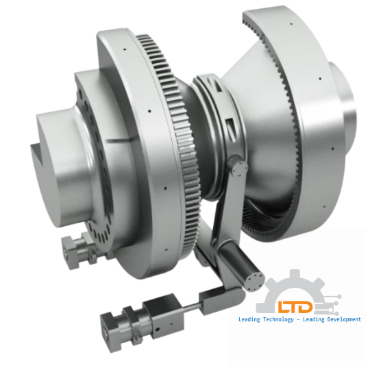 HS Type – hydraulically activated with straight toothing