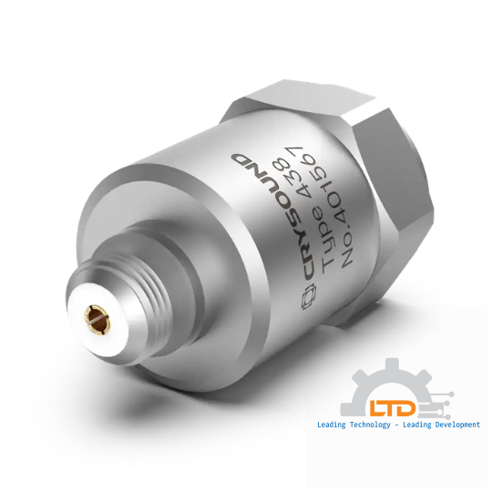 CRY438 IEPE Accelerometer, 1 Axis, 10mv/g, ±500g pk, 1Hz to 10kHz