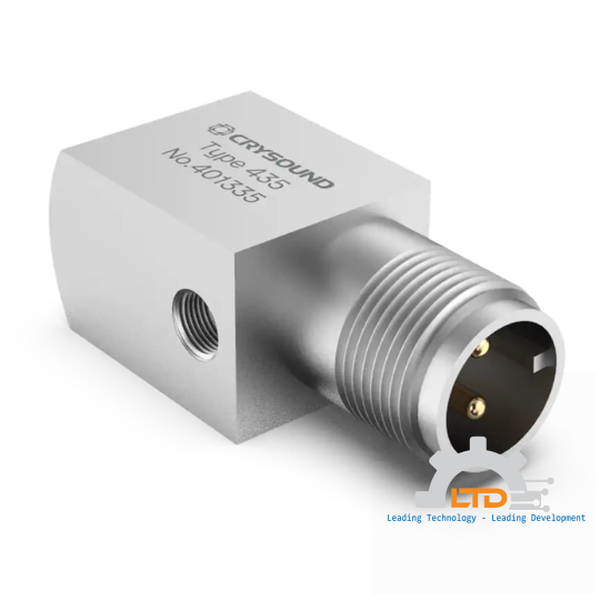 CRY435 Accelerometer, 1 Axis, 100mv/g, ±50g pk, 1Hz to 6kHz