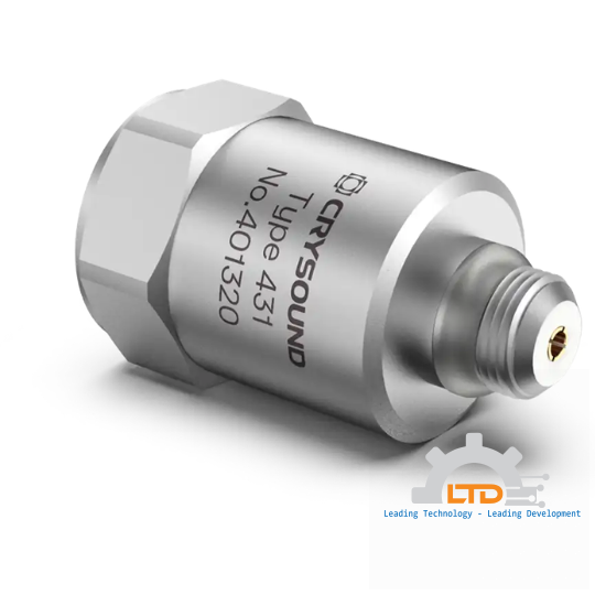 CRY431 IEPE Accelerometer, 1 Axis, 5mv/g, ±1000g pk, 1Hz to 12kHz