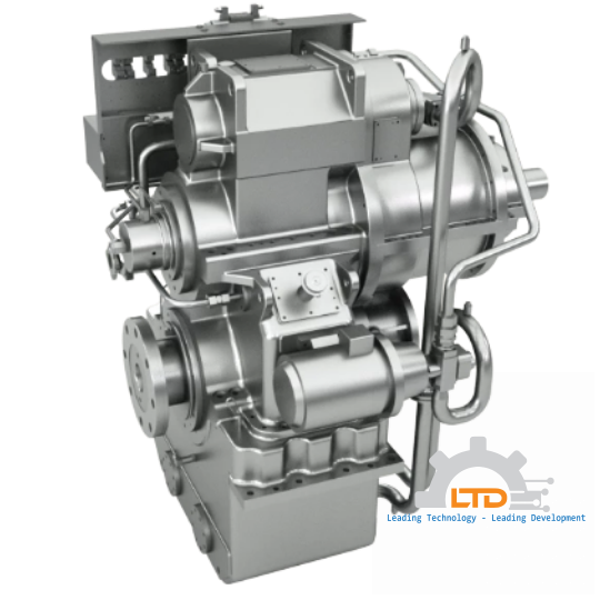 T²RECS gear unit for single engine ships