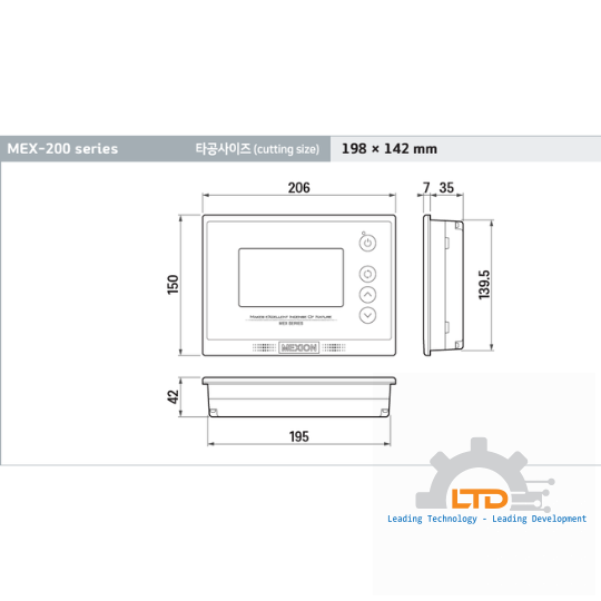 Bộ điều khiển tích hợp_Màn hình cảm ứng đơn 5 inch (Điều khiển đa cấp)
