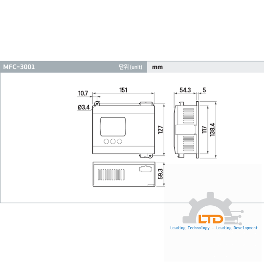 Bộ điều khiển FFU (dùng để điều khiển động cơ AC 3 pha) - MFC-3001