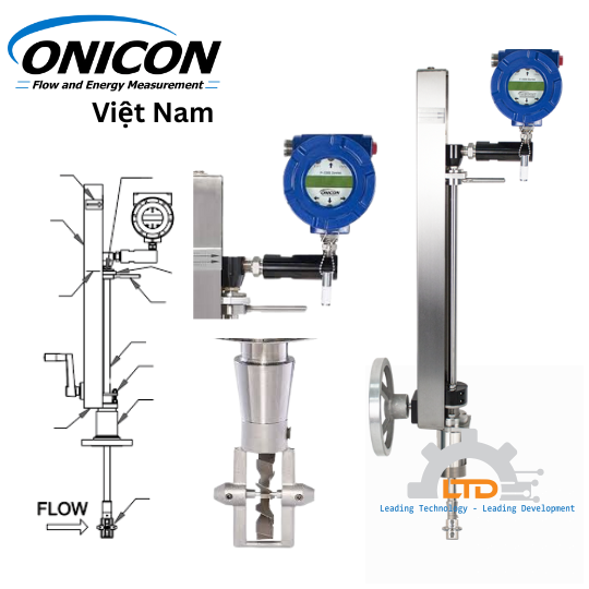F-1500-5101-1202 ONICON - USA VIỆT NAM - LTĐ đại lý Insertion Turbine Flow Meters F-1500-5101-1202 ONICON ViệtNam