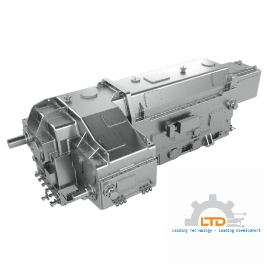 SUPREX twin screw extruder gear unit