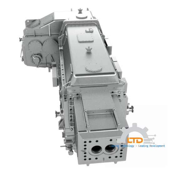 SUPREX twin screw extruder gear unit